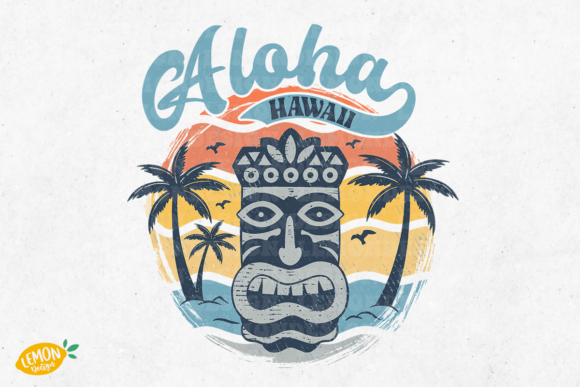 Download Vintage Beach Aloha Hawaii Sublimation - Sublimation Collection
