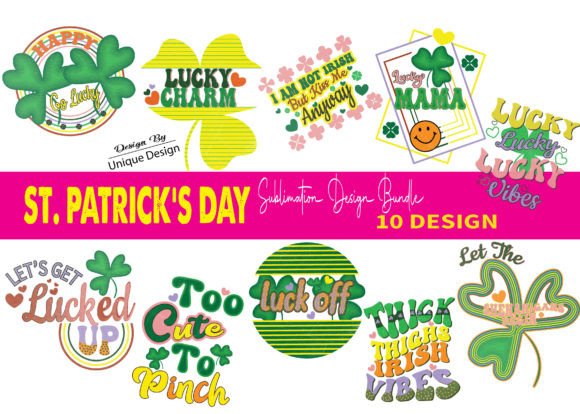 Download St. Patrick's Day Sublimation Bundle - Sublimation Collection
