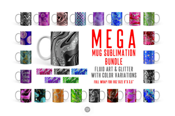 Download Mug Sublimation Bundle for 11 Oz Mugs - Sublimation Collection