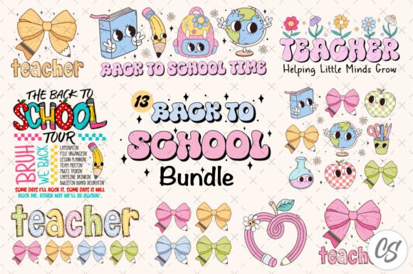 Download Back to School Bundle PNG Sublimation - Sublimation Collection