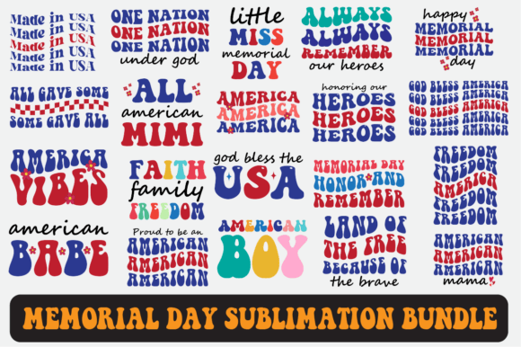 Download Memorial Day Svg Sublimation Bundle - Sublimation Collection