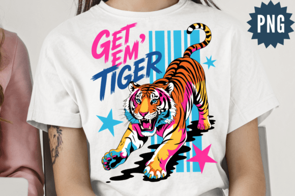 Download Get Em Tiger PNG Sublimation Design - Sublimation Collection