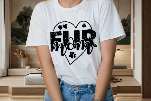 Download Fur Mom Heart SVG Dog Lover Sublimation - Sublimation Collection