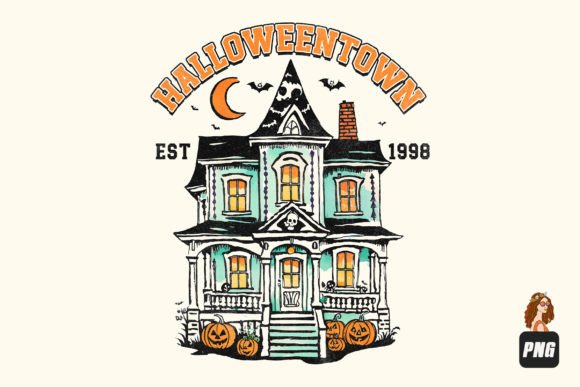 Download Halloweentown Est 1998 Sublimation PNG - Sublimation Collection